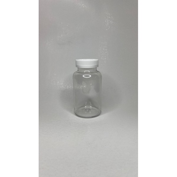 500 ML ŞEFFAF  TABLET ŞİŞESİ - COCUK EMNİYETLİ BEYAZ KAPAK 1KOLİ 165 ADET