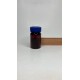 75 ml Kahverengi (Amber) Tablet Şişesi | Mavi Çocuk Emniyetli Kapaklı Vitamin, Kapsül ve Takviye Edici Gıda Kutusu (800 Adet/Koli)