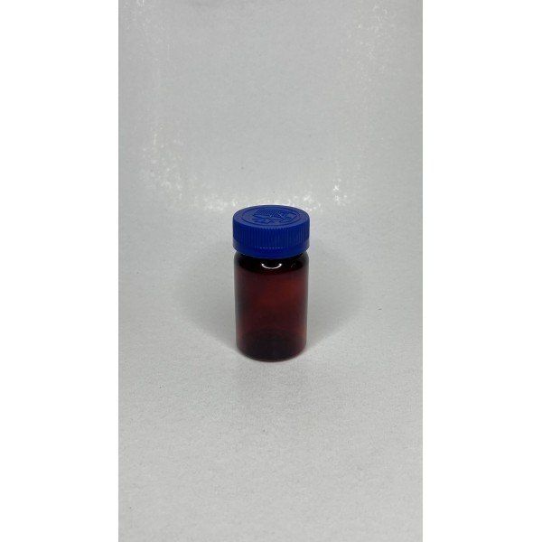 75 ml Kahverengi (Amber) Tablet Şişesi | Mavi Çocuk Emniyetli Kapaklı Vitamin, Kapsül ve Takviye Edici Gıda Kutusu (800 Adet/Koli)