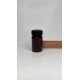 75 ml Kahverengi (Amber) Tablet Şişesi | Siyah Çocuk Emniyetli Kapaklı Vitamin, Kapsül ve Takviye Edici Gıda Kutusu (800 Adet/Koli)