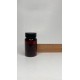 75 ml Kahverengi (Amber) Tablet Şişesi | Siyah Kapaklı Vitamin, Kapsül ve Takviye Edici Gıda Kutusu (800 Adet/Koli)