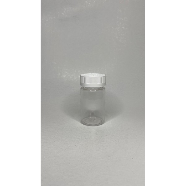 90 ml Şeffaf Tablet Şişesi | Beyaz Çocuk Emniyetli Kapaklı Vitamin, Kapsül ve Takviye Edici Gıda Kutusu (800 Adet/Koli)